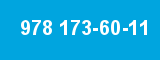 978 173-60-11 978 173-60-11